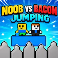 Play Game Noob vs Bacon Jumping