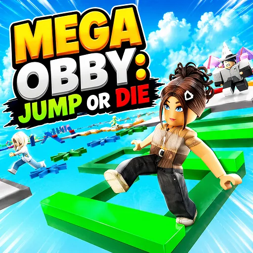 Play Mega Obby: Jump or Die now!