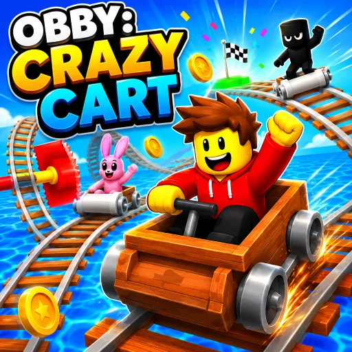 Play Obby: Crazy Cart now!