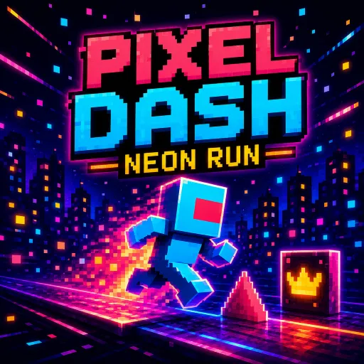Play Pixel Dash: Neon Run now!
